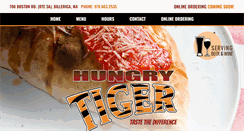 Desktop Screenshot of hungrytigerpizza.com